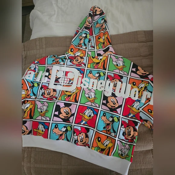 Disney Parks Mickey Mouse and Friends Pullover Hoodie for Women - Picture 2 of 6